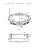 FILTRATION SYSTEM WITH A DUAL SEALING RING FILTER BASKET AND/OR A DUAL SEALING RING COLLAR FOR A FILTER ELEMENT diagram and image