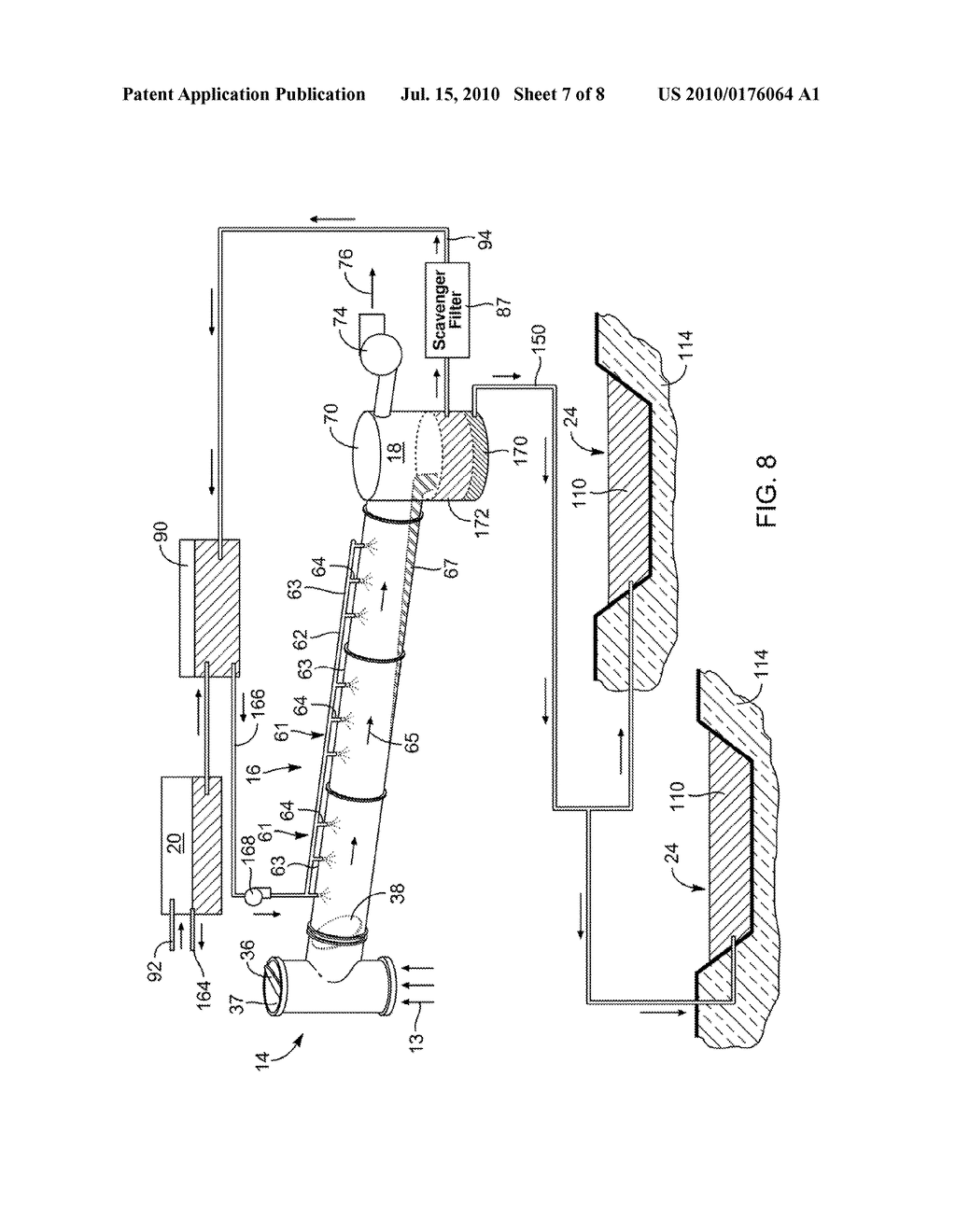 Back Pressure-Matched, Integrated, Environmental-Remediation Apparatus and Method - diagram, schematic, and image 08