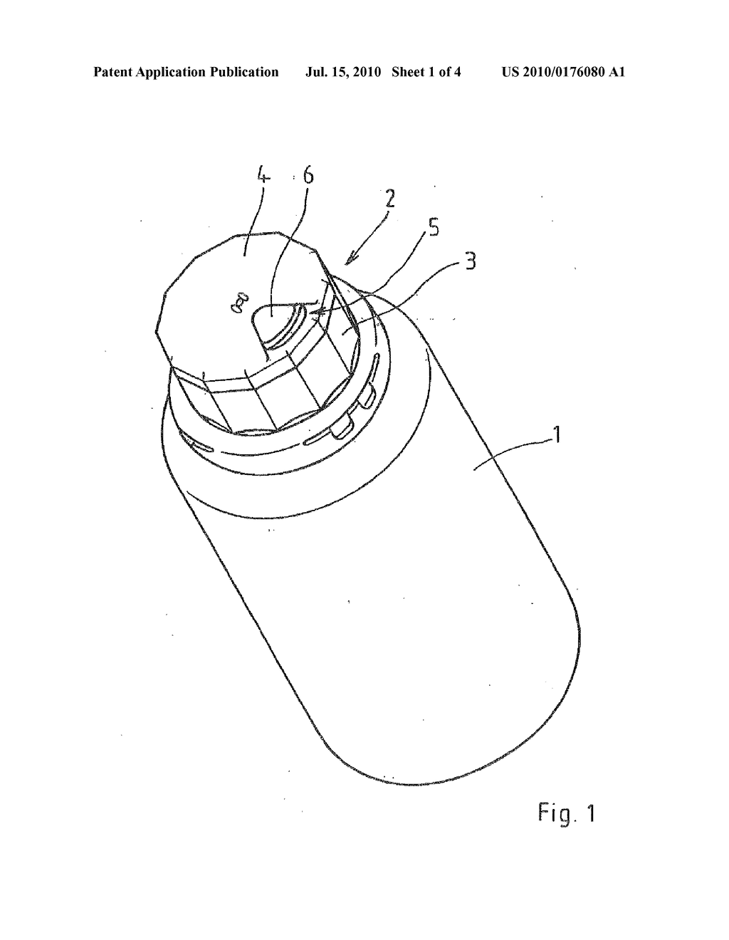 CLOSURE WITH MEMBRANE AND ROTATABLE PROTECTIVE CAP - diagram, schematic, and image 02