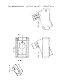 Collapsible, Three-Wheeled Trolley for Shopping Bags diagram and image