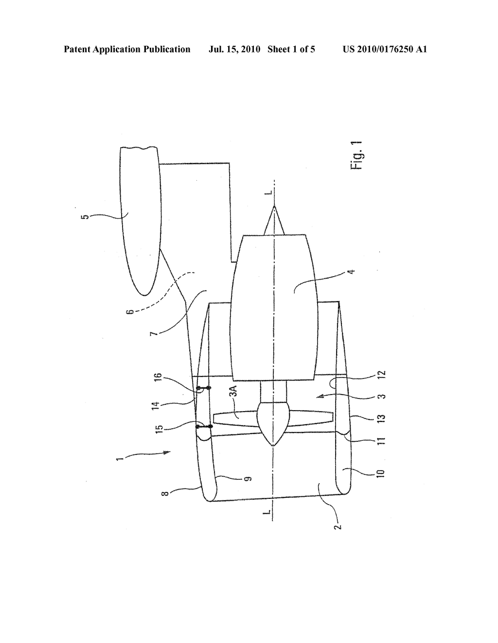 FAIRING FOR A PYLON VIA WHICH A TURBINE ENGINE IS SUSPENDED FROM A WING OF AN AIRCRAFT - diagram, schematic, and image 02