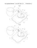 APPARATUS FOR CONNECTING SUCKING PLATE AND TABLEWARES FOR TABLE PROVIDED WITH THE SAME diagram and image