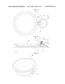 APPARATUS FOR CONNECTING SUCKING PLATE AND TABLEWARES FOR TABLE PROVIDED WITH THE SAME diagram and image