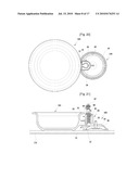 APPARATUS FOR CONNECTING SUCKING PLATE AND TABLEWARES FOR TABLE PROVIDED WITH THE SAME diagram and image