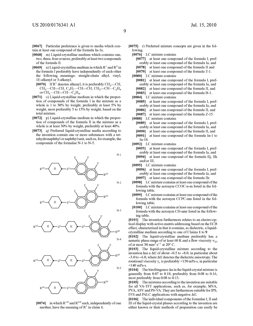 LIQUID CRYSTALLINE MEDIUM - diagram, schematic, and image 10