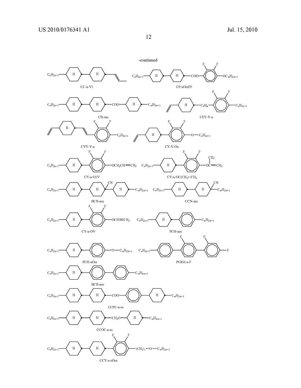 LIQUID CRYSTALLINE MEDIUM - diagram, schematic, and image 13