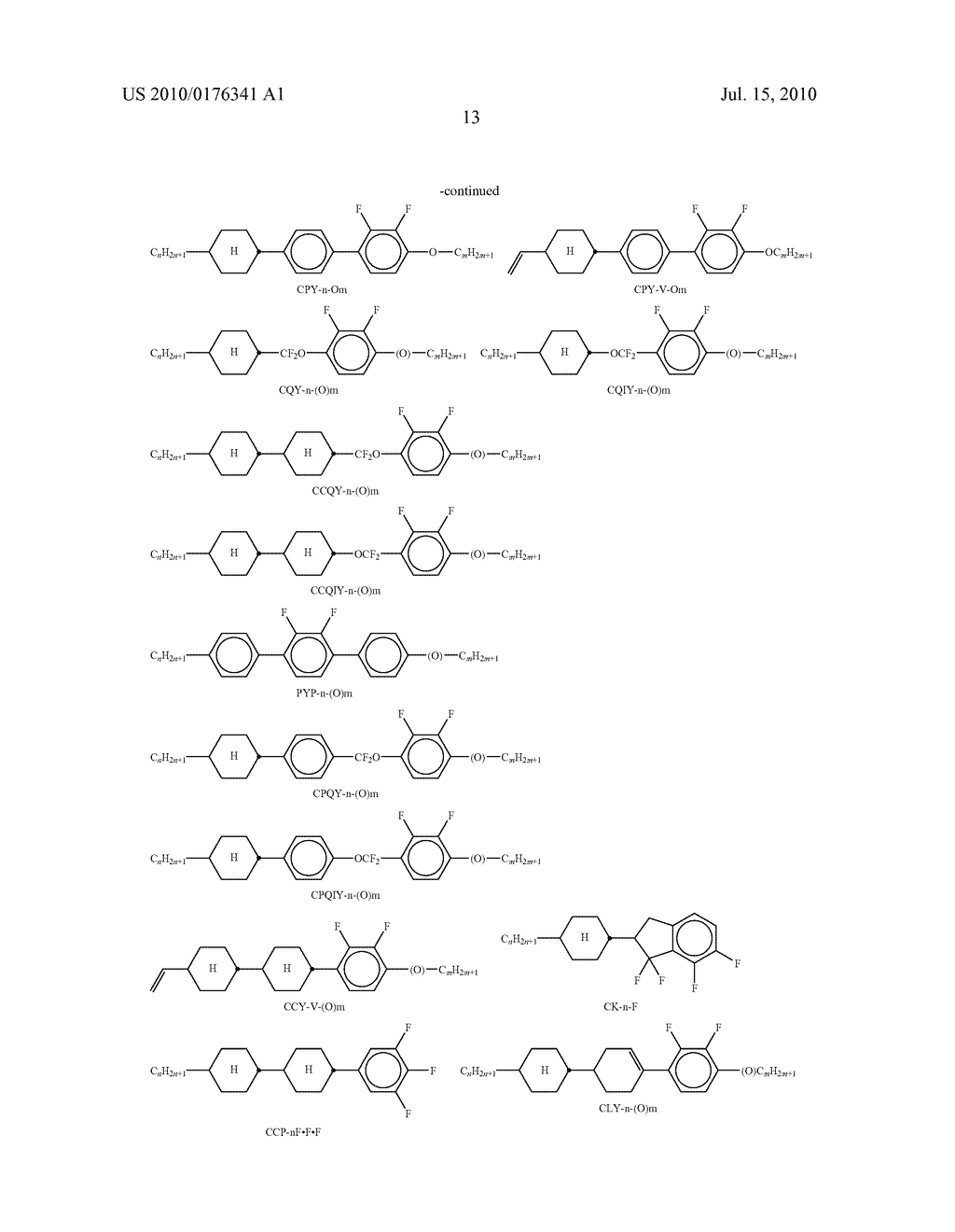 LIQUID CRYSTALLINE MEDIUM - diagram, schematic, and image 14