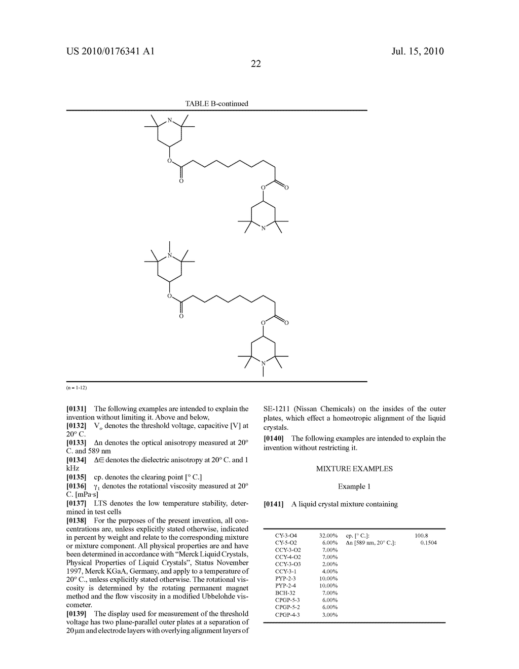 LIQUID CRYSTALLINE MEDIUM - diagram, schematic, and image 23