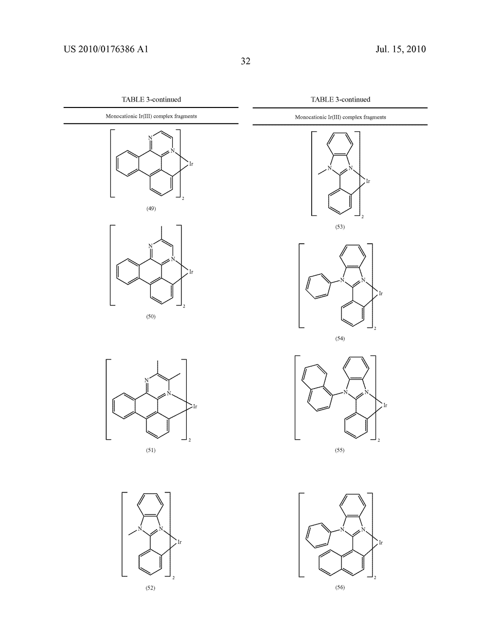 LUMINESCENT METAL COMPLEXES FOR ORGANIC ELECTRONIC DEVICES - diagram, schematic, and image 46