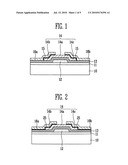 Thin film transistor and flat panel display device having the same diagram and image