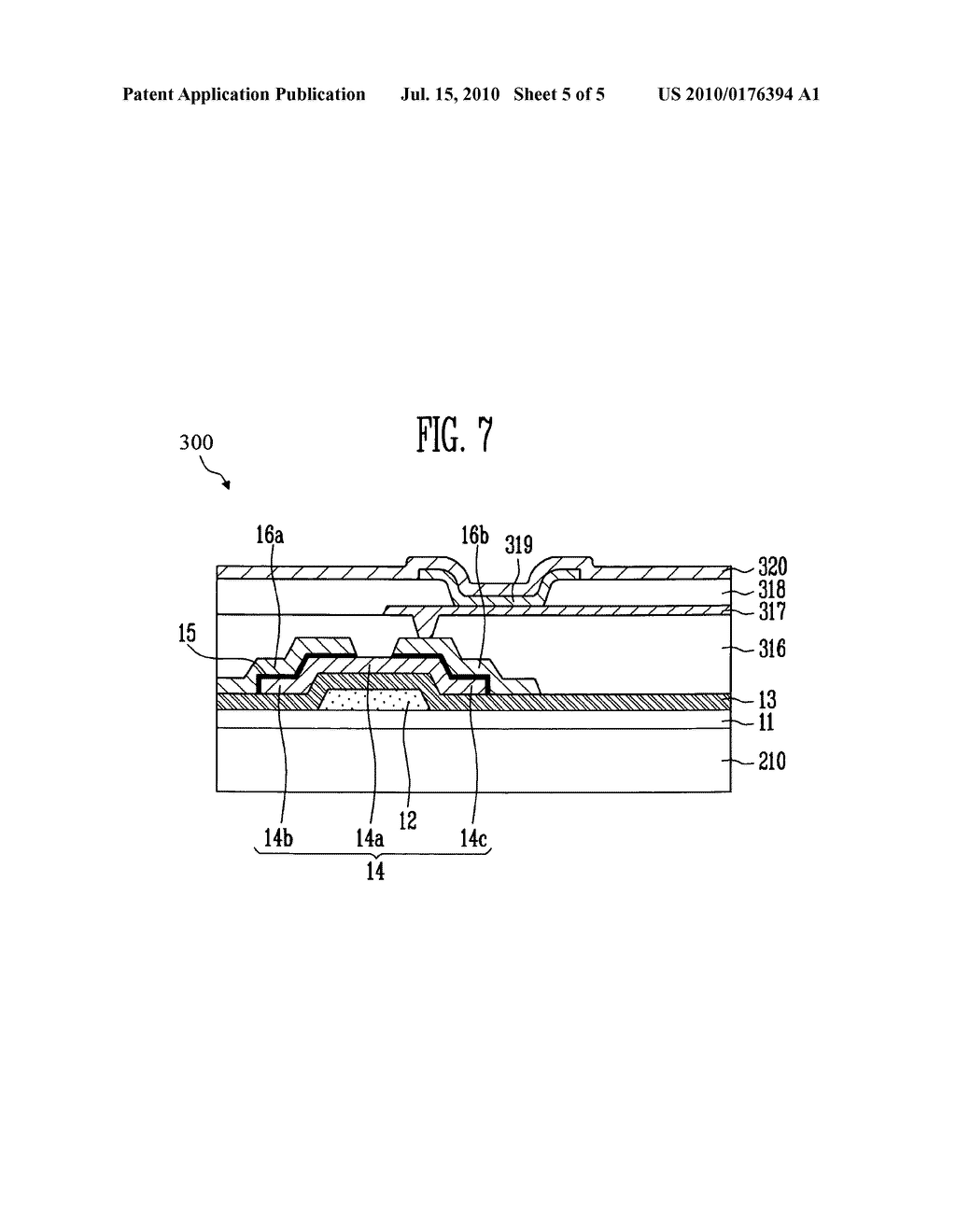 Thin film transistor and flat panel display device having the same - diagram, schematic, and image 06