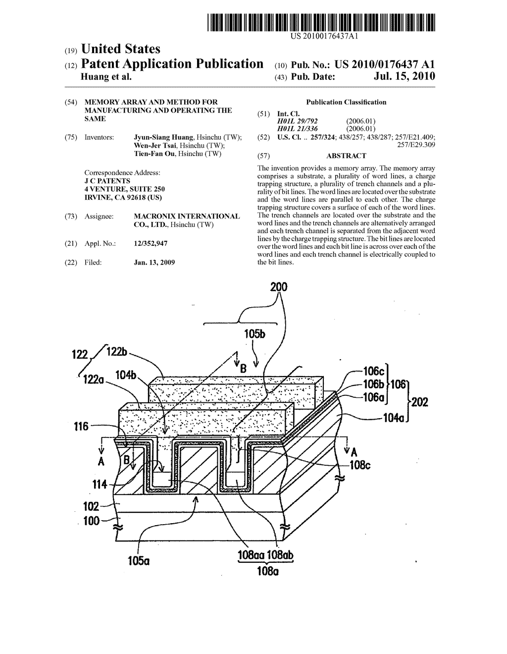 MEMORY ARRAY AND METHOD FOR MANUFACTURING AND OPERATING THE SAME - diagram, schematic, and image 01