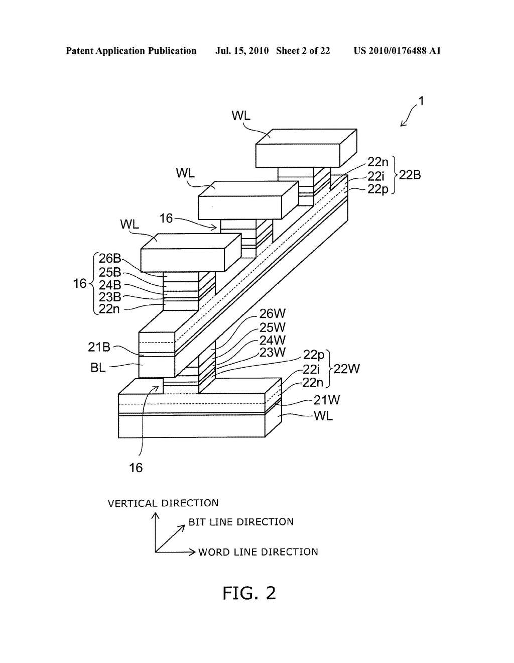 SEMICONDUCTOR MEMORY DEVICE AND METHOD FOR MANUFACTURING SAME - diagram, schematic, and image 03