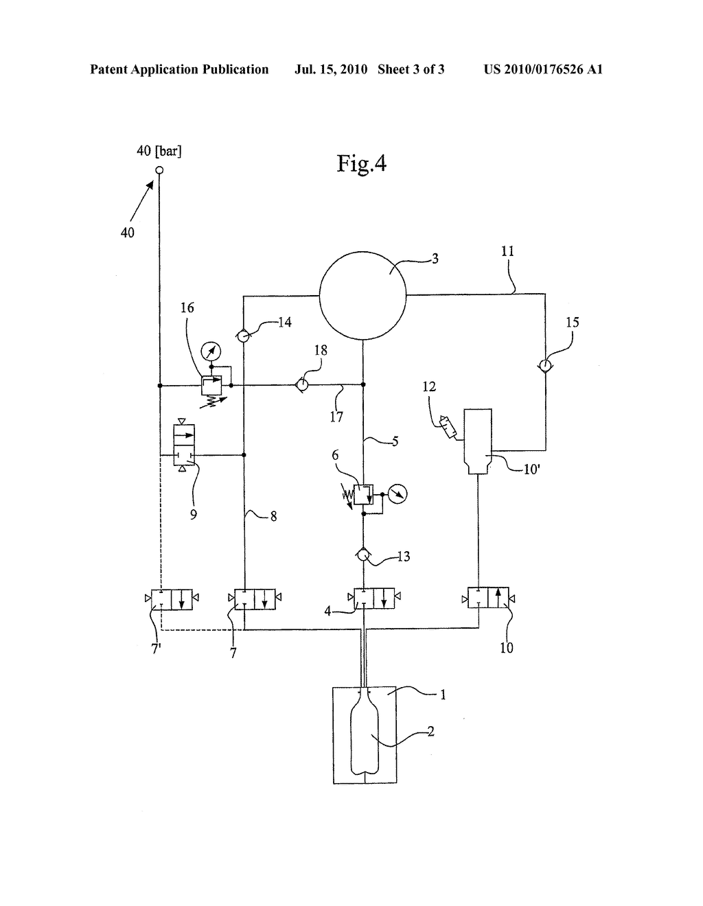 Method of gas blow forming packaging and device for implementing same - diagram, schematic, and image 04