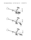 Golf Bag Cart Front Wheel Foldable Device diagram and image