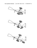 Golf Bag Cart Front Wheel Foldable Device diagram and image