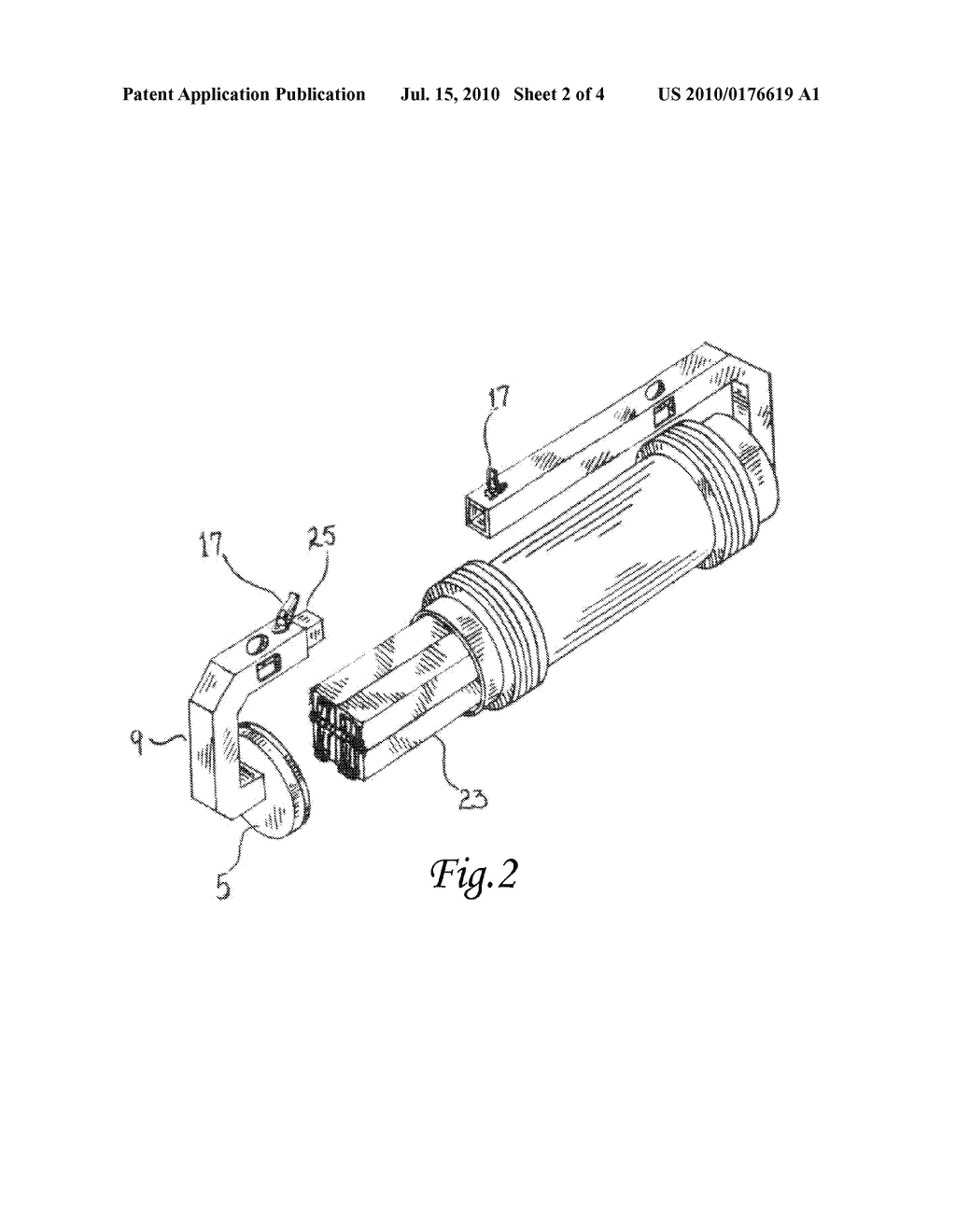 PORTABLE COLLAPSIBLE STRETCHER - diagram, schematic, and image 03