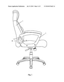 CHAIR ARM THAT IS ROTATABLY FOLDED AND ASSEMBLY-FREE diagram and image