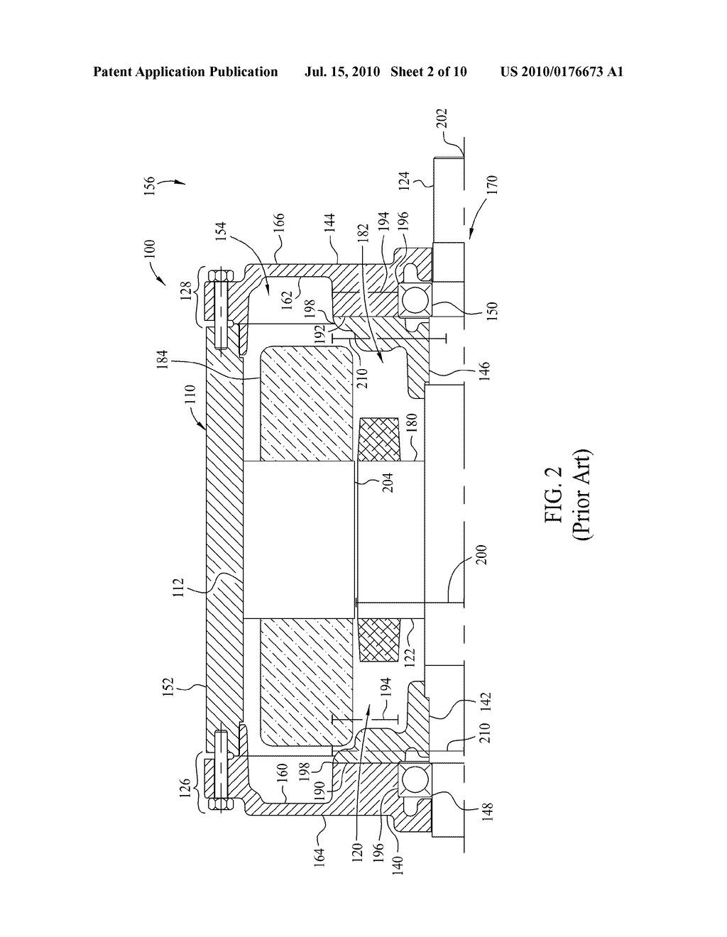 END SHIELD AND INNER BEARING CAP ASSEMBLY - diagram, schematic, and image 03