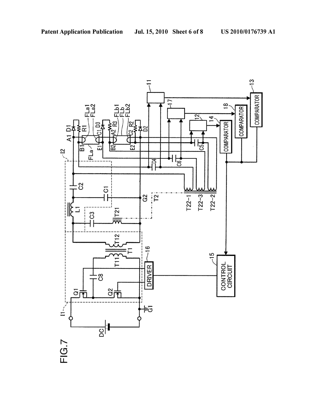 DISCHARGE LAMP OPERATING DEVICE, ILLUMINATION DEVICE AND LIQUID CRYSTAL DISPLAY DEVICE - diagram, schematic, and image 07