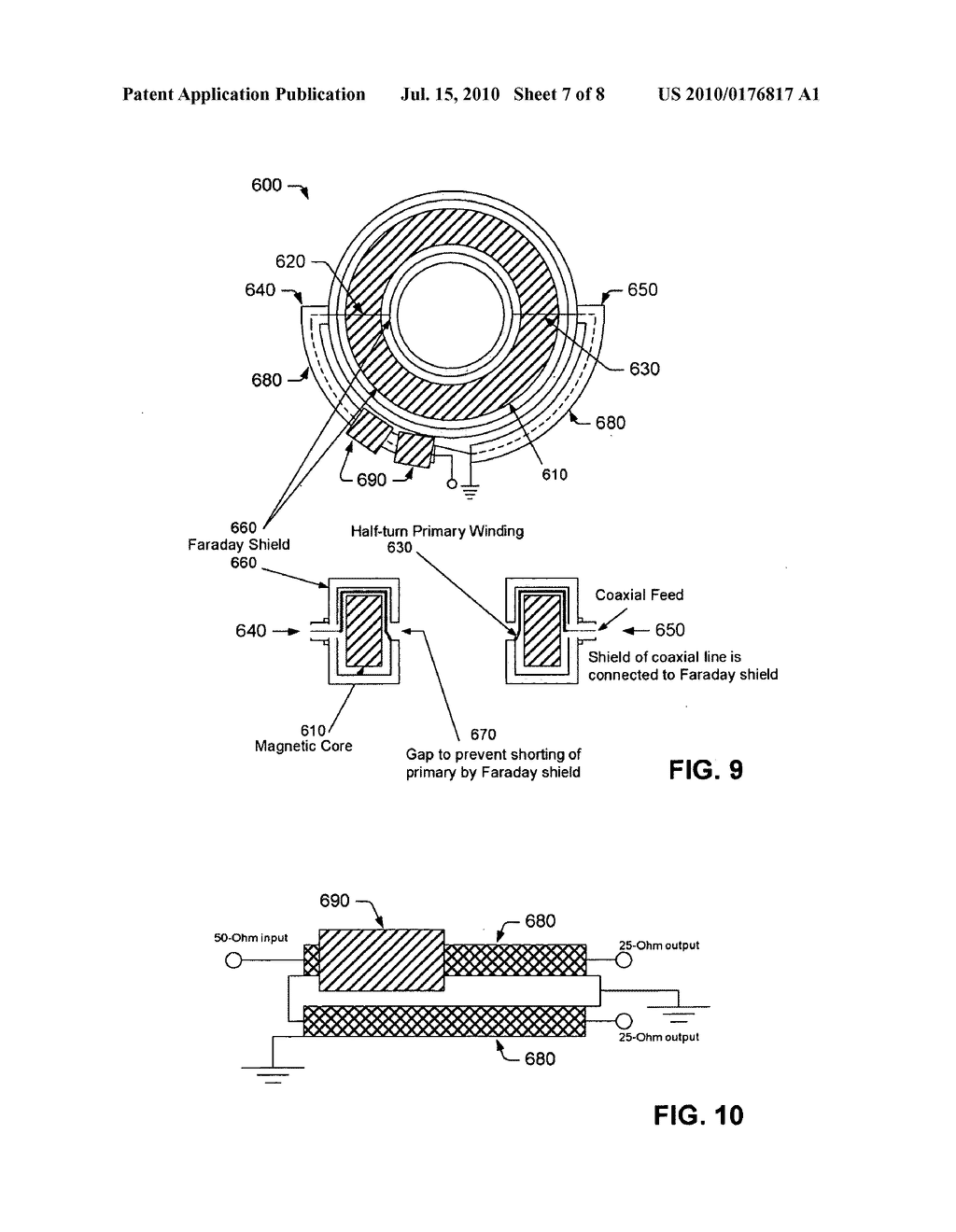 Bulk Current Injection (BCI) Probe with Multiple, Symmetrically Spaced Feeds - diagram, schematic, and image 08