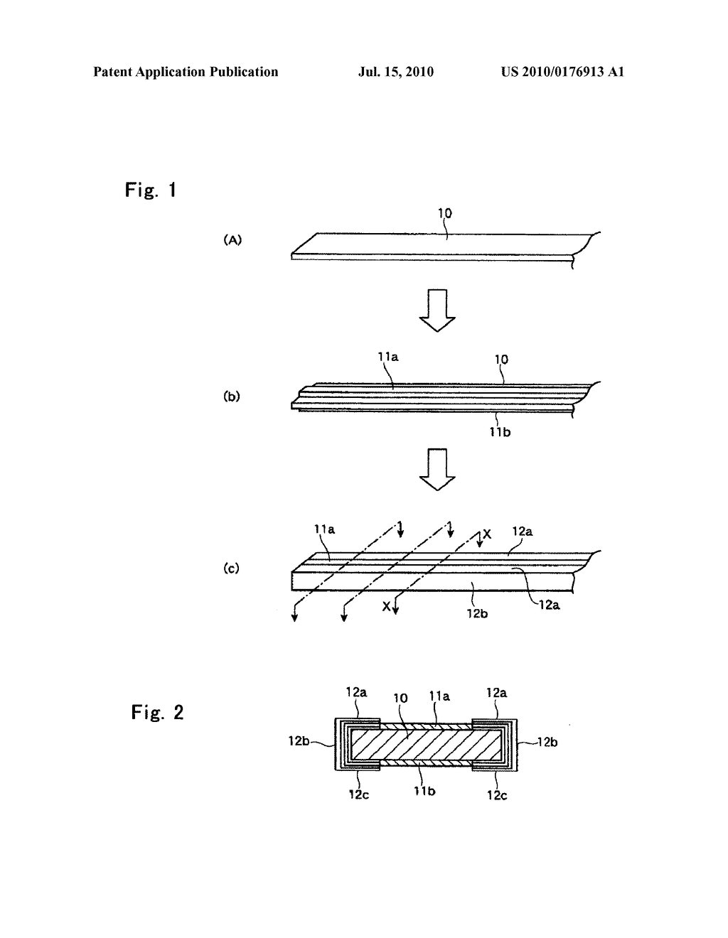METHOD FOR MANUFACTURING RECTANGULAR PLATE TYPE CHIP RESISTOR AND RECTANGULAR PLATE TYPE CHIP RESISTOR - diagram, schematic, and image 02