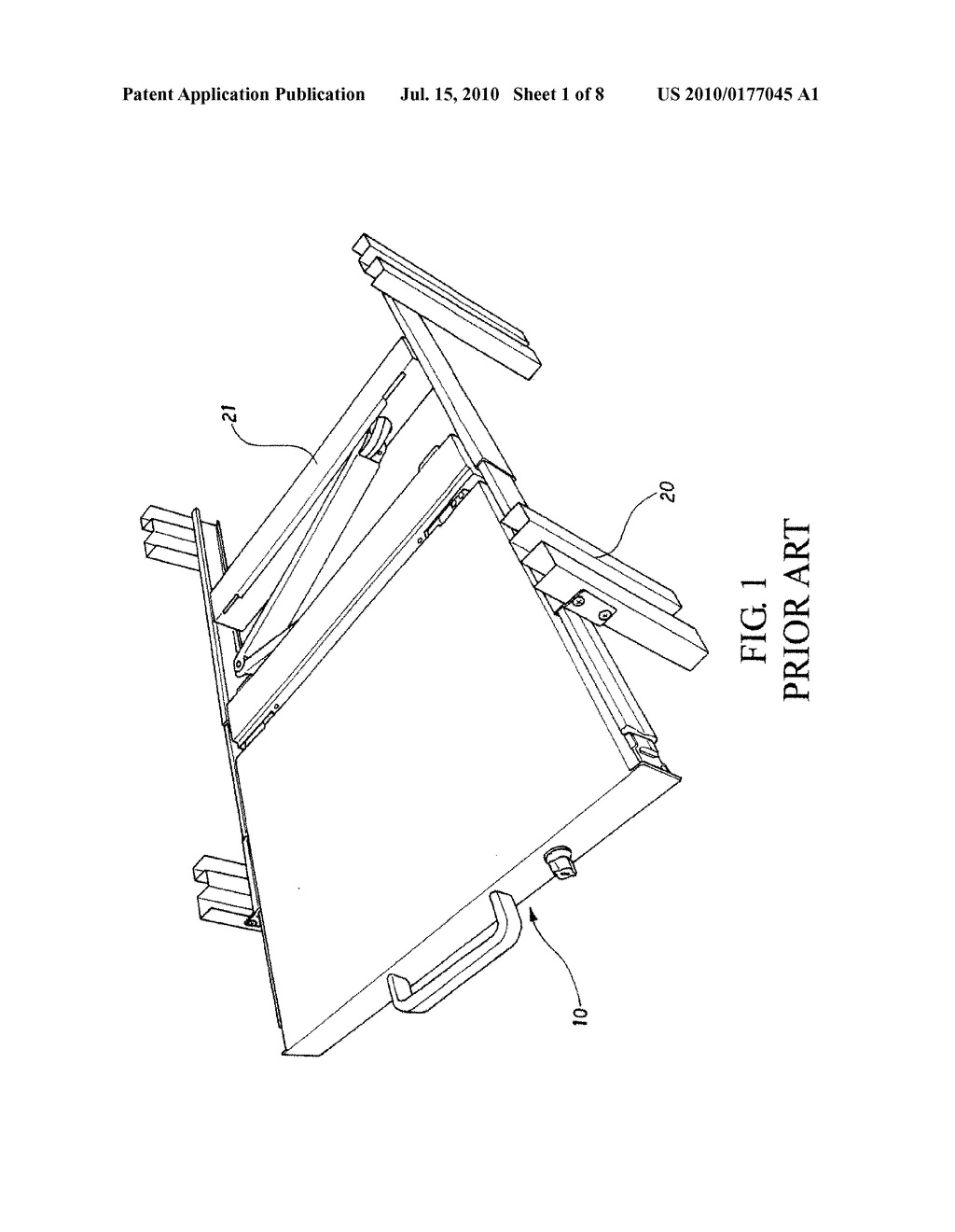 Fixing Structure for Rackmount Keyboard Drawer - diagram, schematic, and image 02