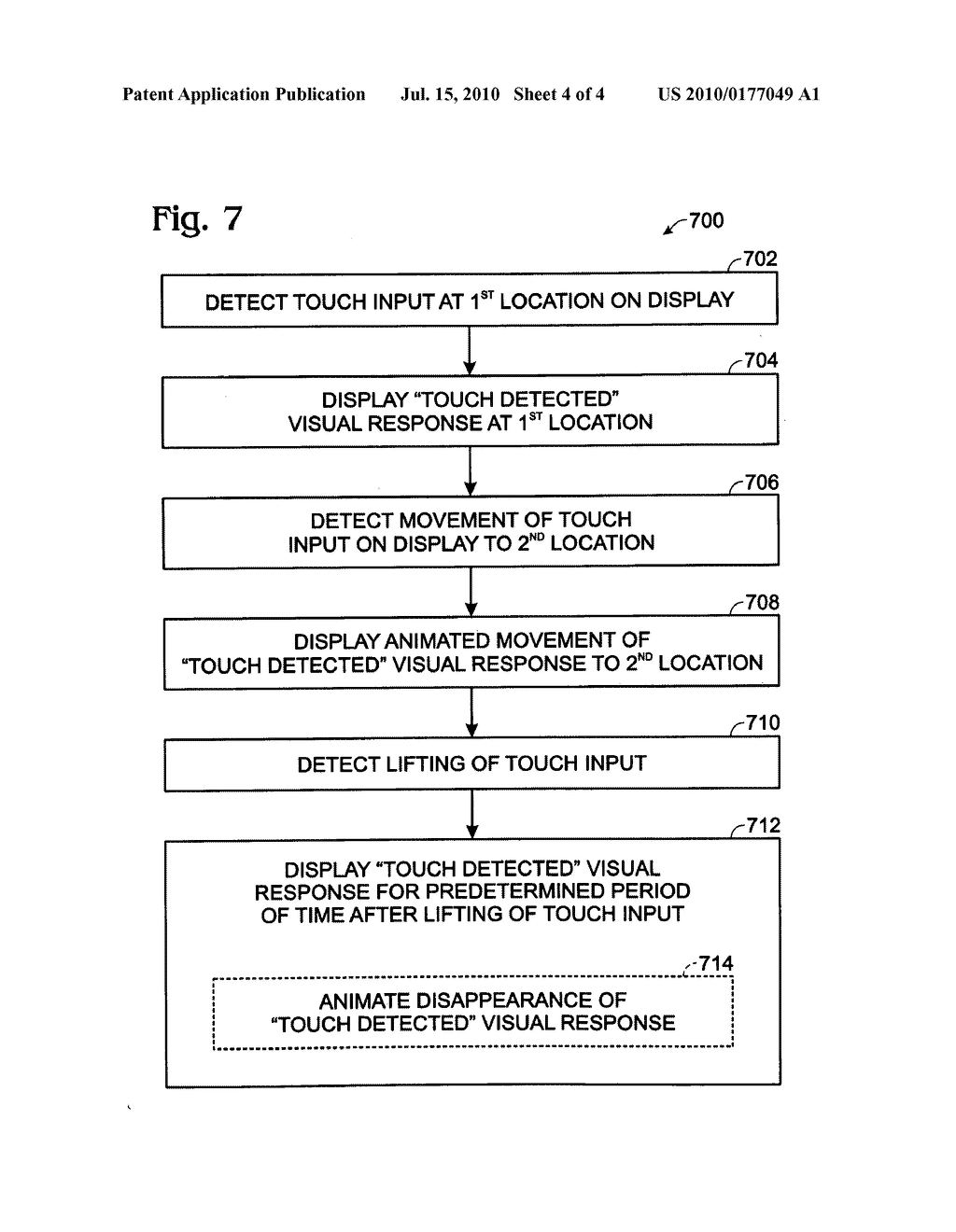 VISUAL RESPONSE TO TOUCH INPUTS - diagram, schematic, and image 05