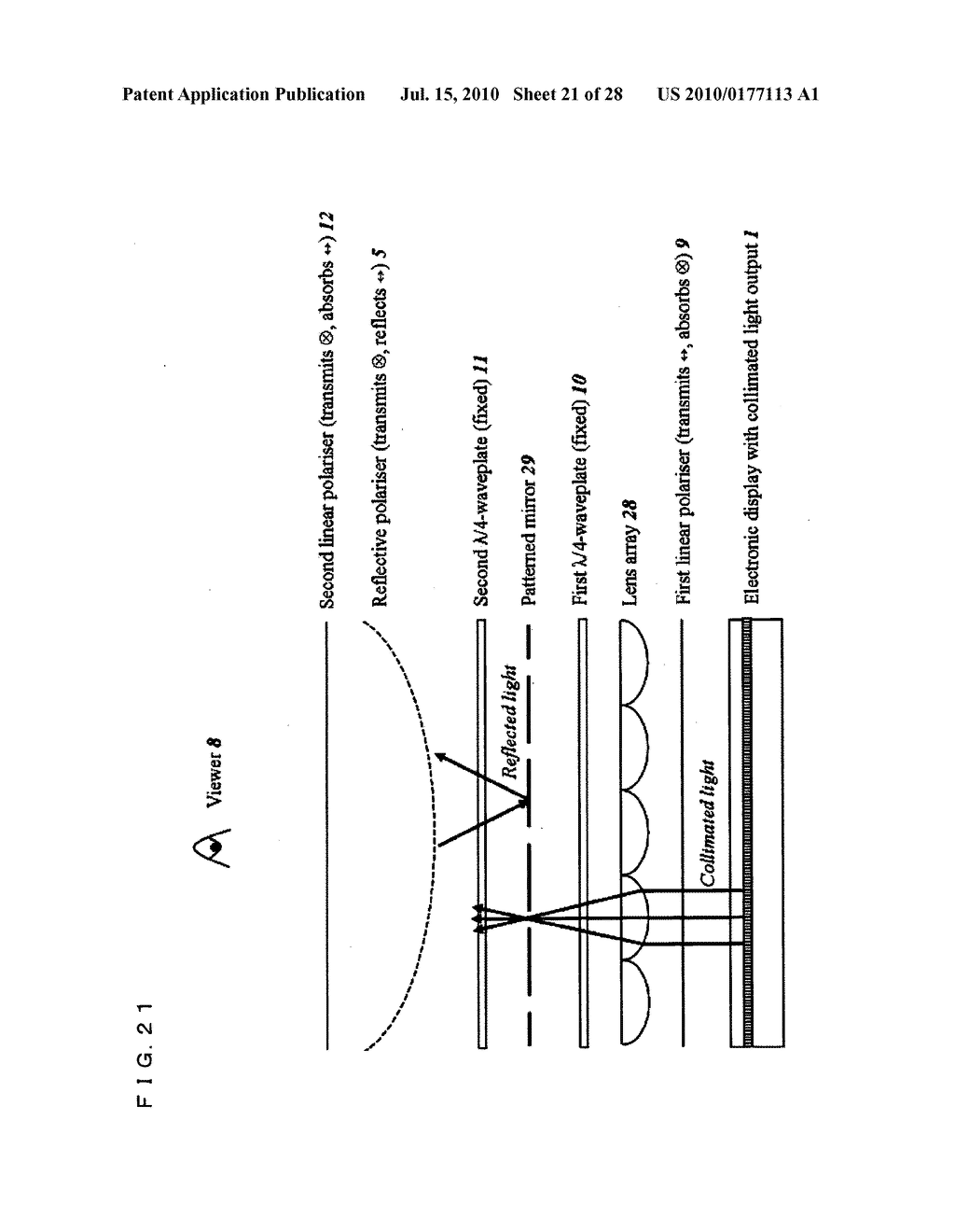 OPTICAL SYSTEM AND DISPLAY - diagram, schematic, and image 22