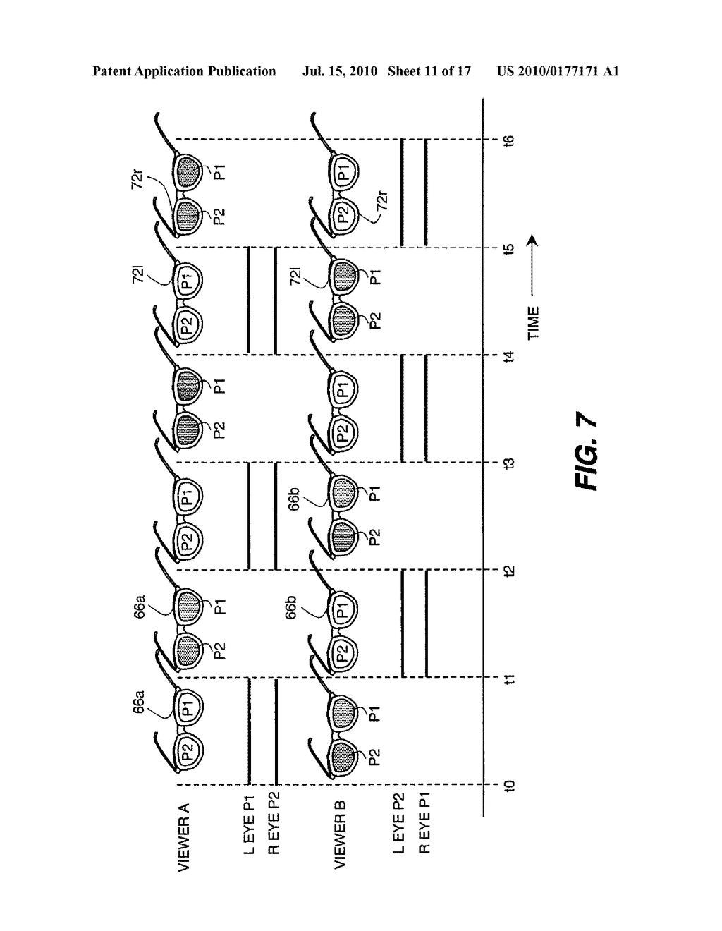 DUAL-VIEW STEREOSCOPIC DISPLAY USING LINEAR MODULATOR ARRAYS - diagram, schematic, and image 12