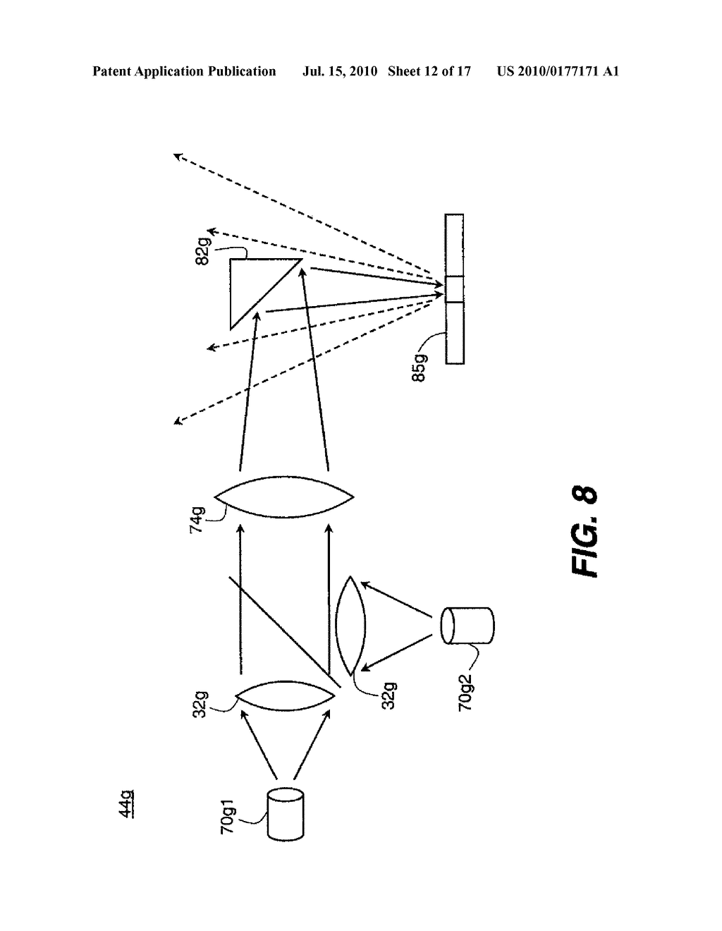 DUAL-VIEW STEREOSCOPIC DISPLAY USING LINEAR MODULATOR ARRAYS - diagram, schematic, and image 13