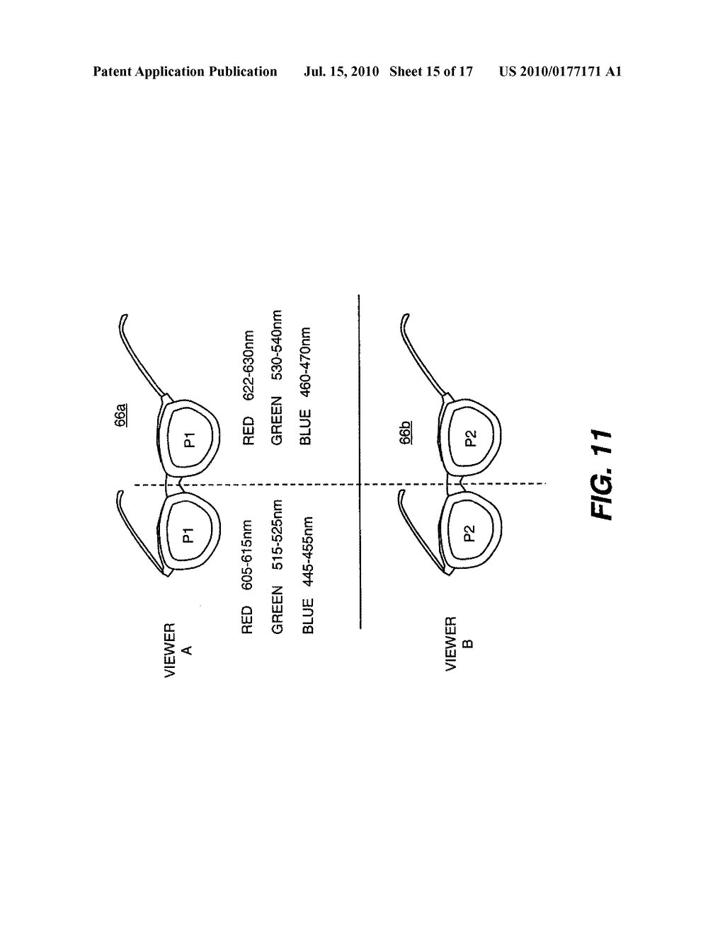 DUAL-VIEW STEREOSCOPIC DISPLAY USING LINEAR MODULATOR ARRAYS - diagram, schematic, and image 16