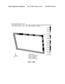 LCD APPARATUS WITH EDGE-ENGAGING ASSEMBLY AND METHOD OF FABRICATING SUCH EDGE-ENGAGING ASSEMBLY diagram and image