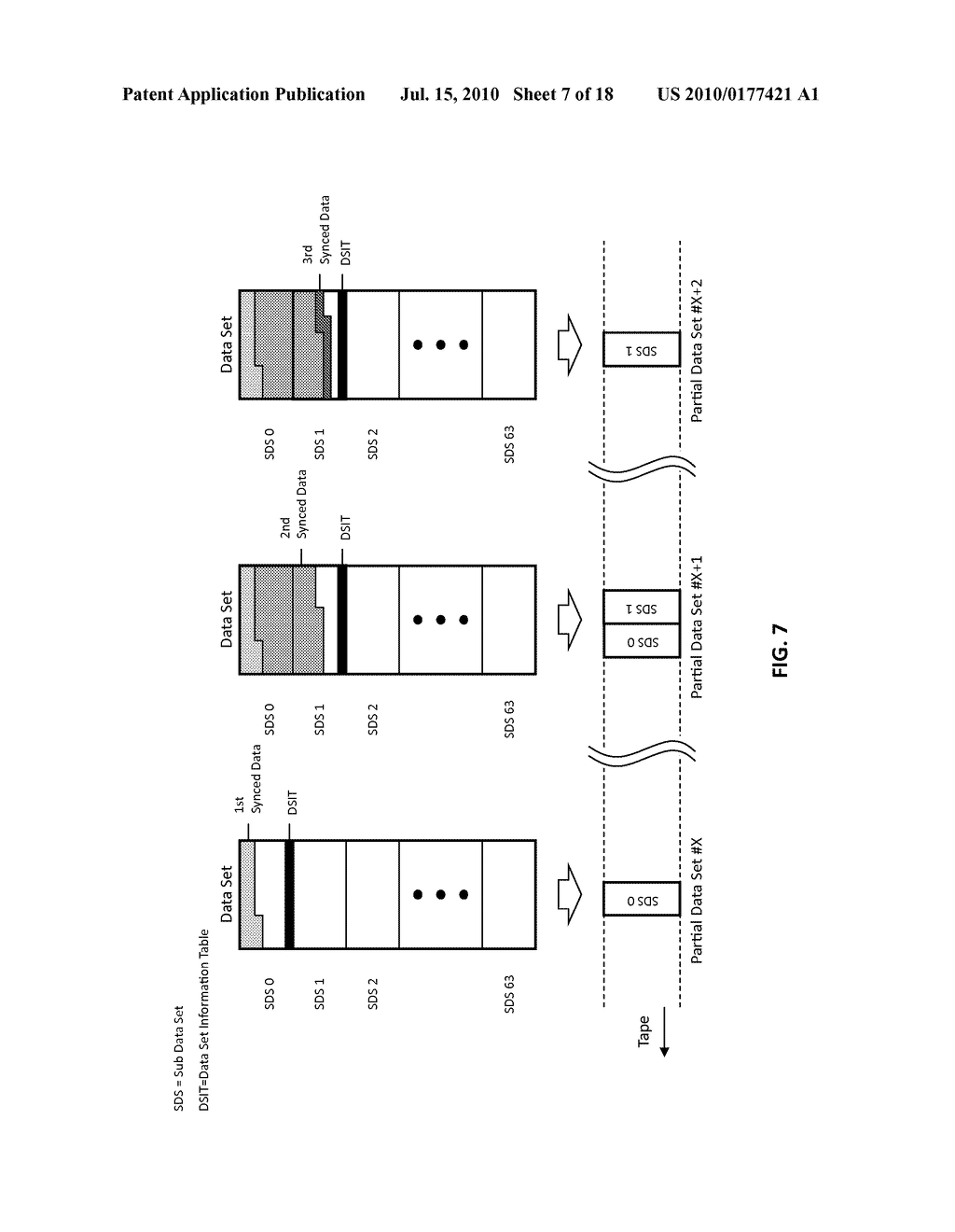 STORING PARTIAL DATA SETS TO MAGNETIC TAPE - diagram, schematic, and image 08