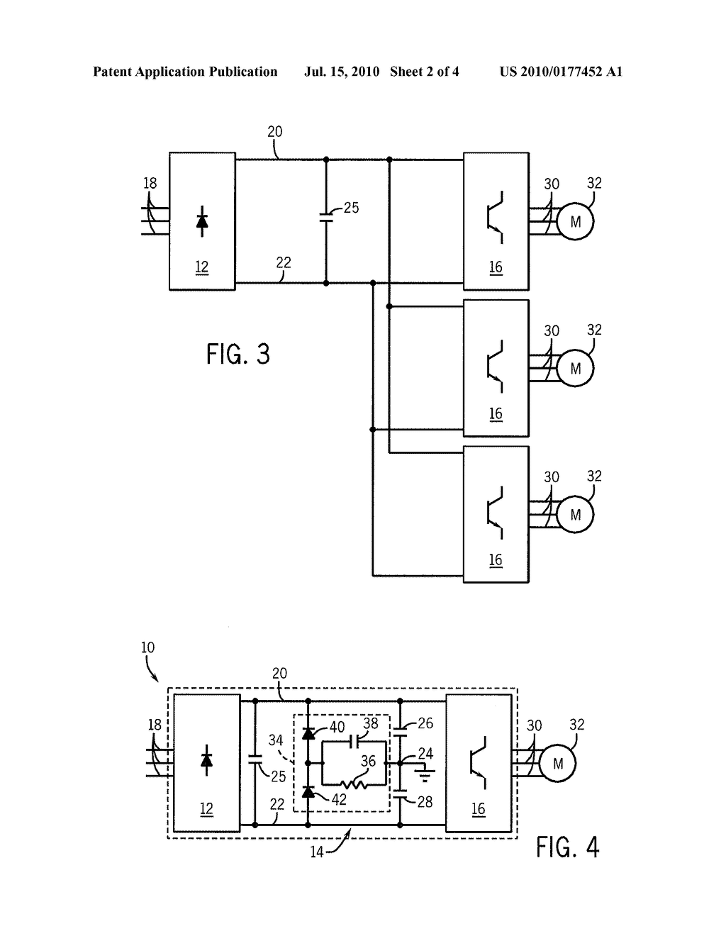 DC BUS CLAMP CIRCUIT TO PREVENT OVER VOLTAGE FAILURE OF ADJUSTABLE SPEED DRIVES - diagram, schematic, and image 03