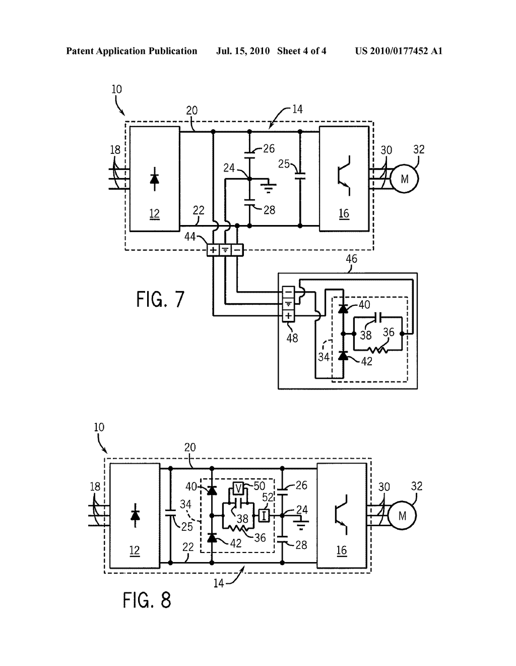 DC BUS CLAMP CIRCUIT TO PREVENT OVER VOLTAGE FAILURE OF ADJUSTABLE SPEED DRIVES - diagram, schematic, and image 05