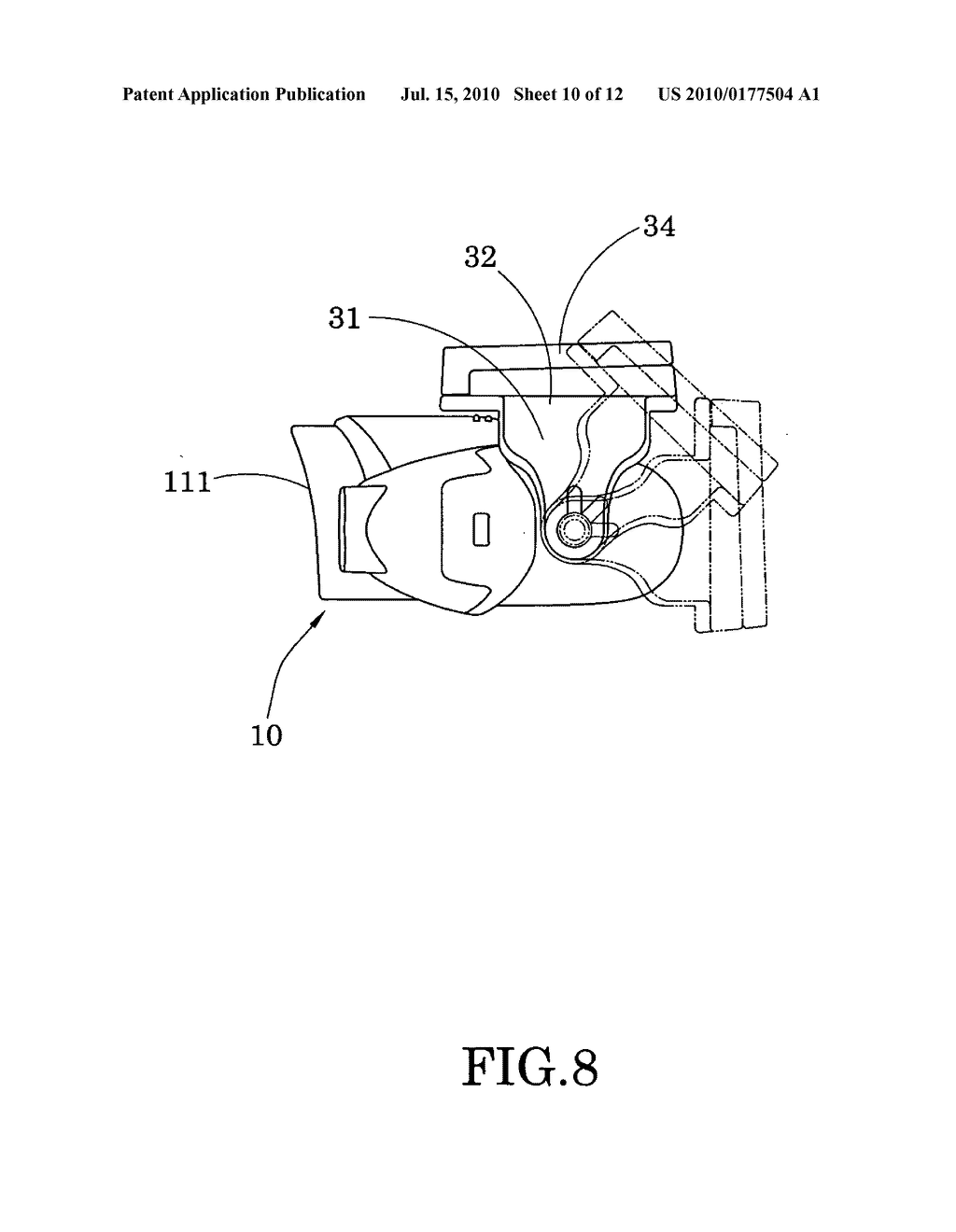 Rotatable headlamp - diagram, schematic, and image 11