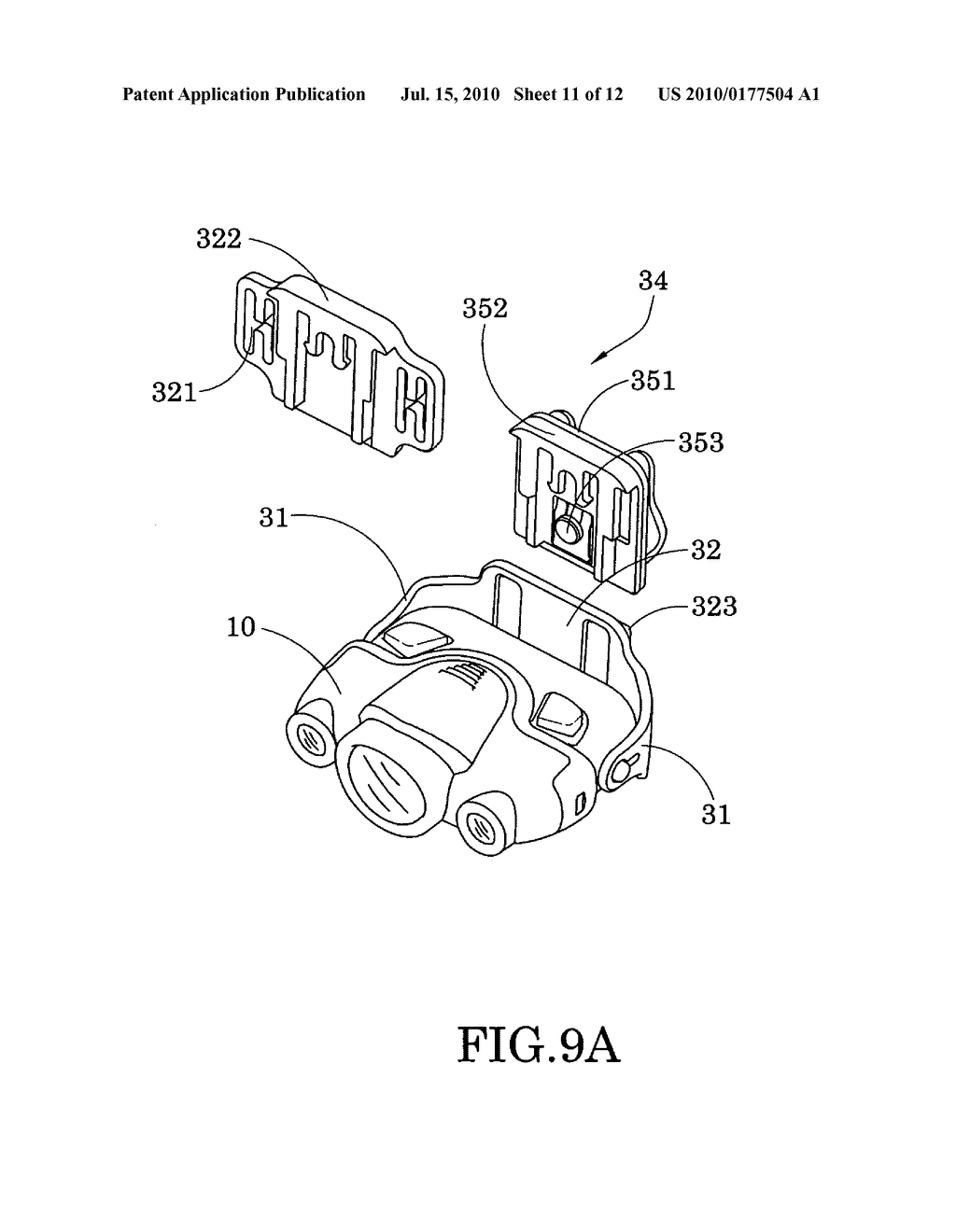 Rotatable headlamp - diagram, schematic, and image 12