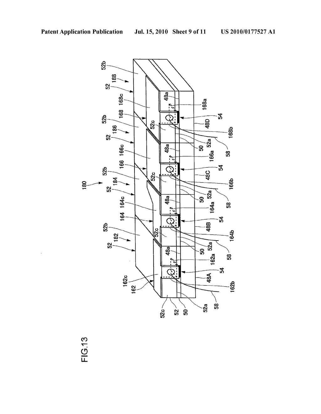 LIGHT EMITTING MODULE, FABRICATION METHOD THEREFOR, AND LAMP UNIT - diagram, schematic, and image 10