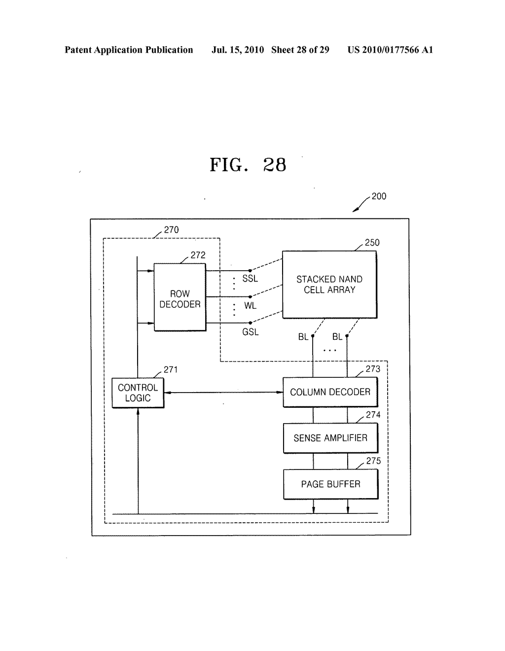 Non-volatile memory device having stacked structure, and memory card and electronic system including the same - diagram, schematic, and image 29