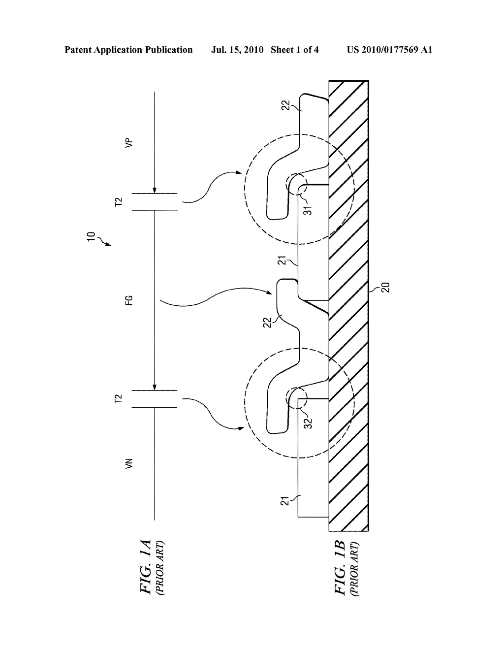 SINGLE POLY EEPROM ALLOWING CONTINUOUS ADJUSTMENT OF ITS THRESHOLD VOLTAGE - diagram, schematic, and image 02