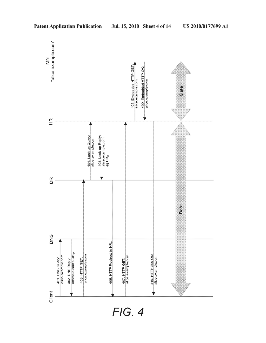 METHOD, APPARATUS AND SYSTEM FOR MOBILITY MANAGEMENT AND EFFICIENT INFORMATION RETRIEVAL IN A COMMUNICATIONS NETWORK - diagram, schematic, and image 05
