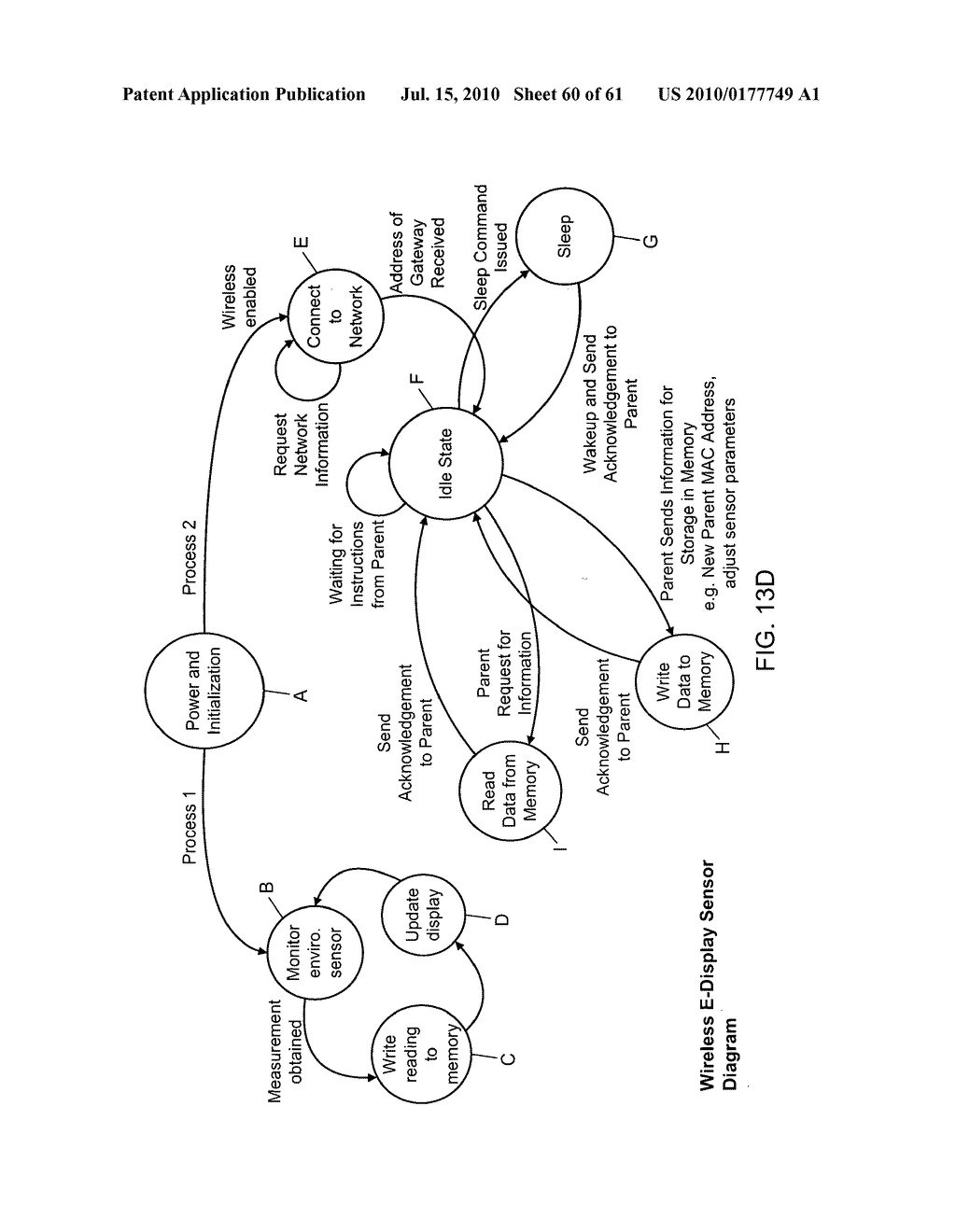 Methods of and apparatus for programming and managing diverse network components, including electronic-ink based display devices, in a mesh-type wireless communication network - diagram, schematic, and image 61