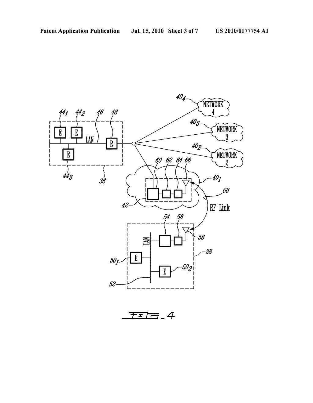 SYSTEM AND METHOD FOR TRANSMITTING OVER MULTIPLE SIMULTANEOUS COMMUNICATION NETWORKS BY USING ROAMING PROFILES - diagram, schematic, and image 04