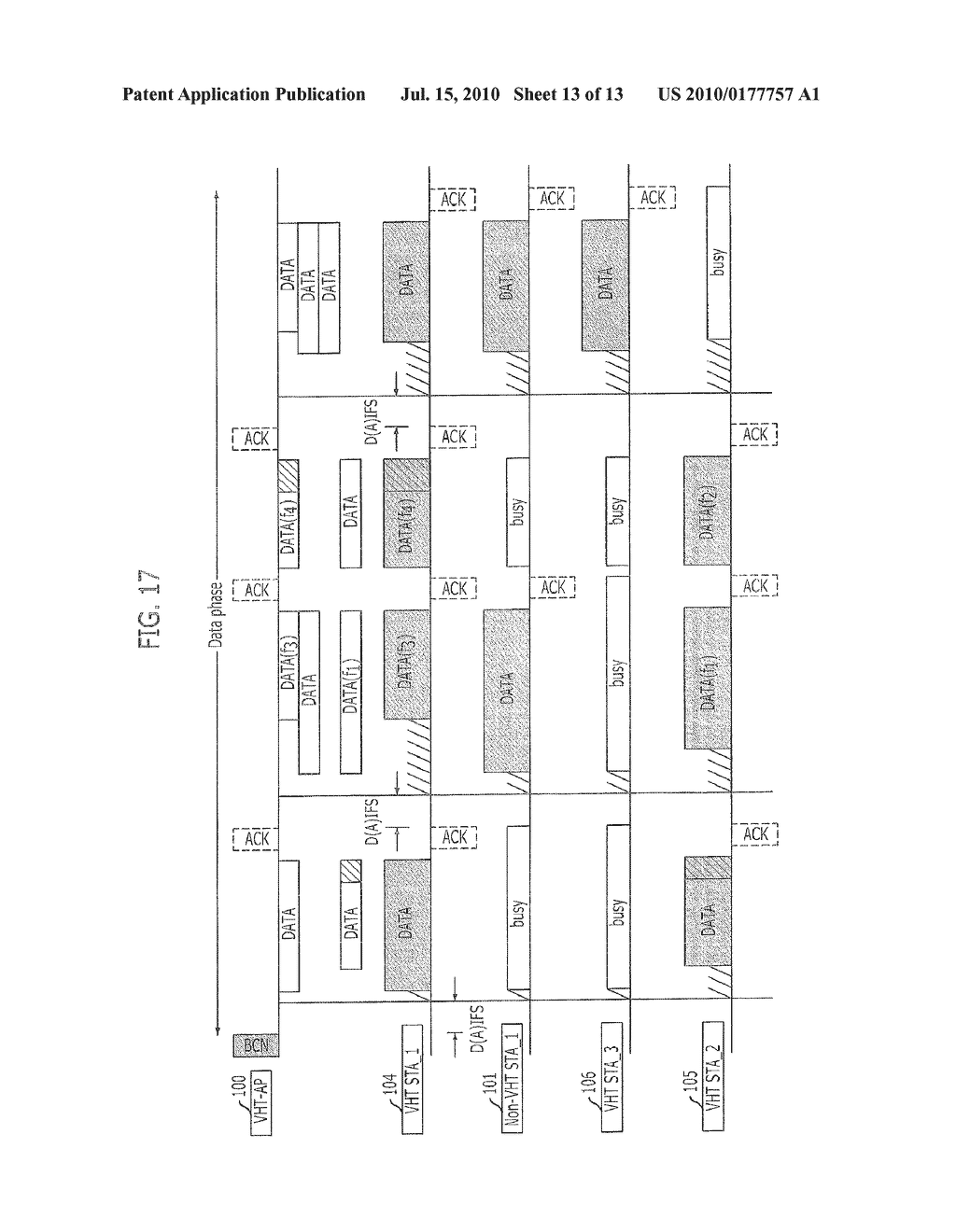 METHOD FOR SETTING TRANSMISSION OPPORTUNITY AND FOR TRANSMITTING AND RECEIVING DATA IN WIRELESS LAN SYSTEM USING MULTIPLE CHANNEL - diagram, schematic, and image 14