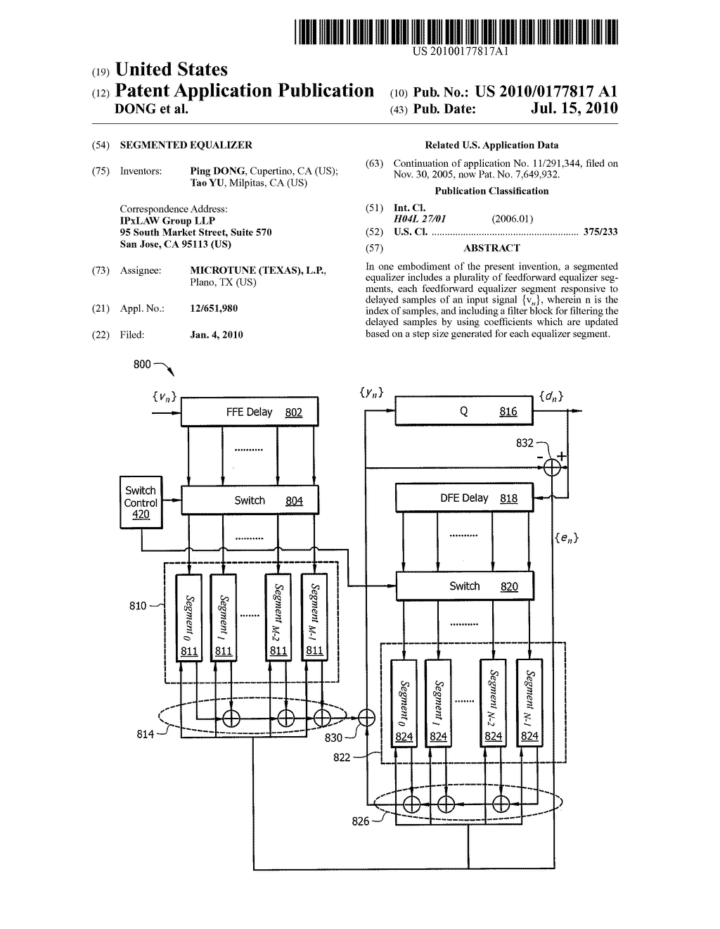 SEGMENTED EQUALIZER - diagram, schematic, and image 01