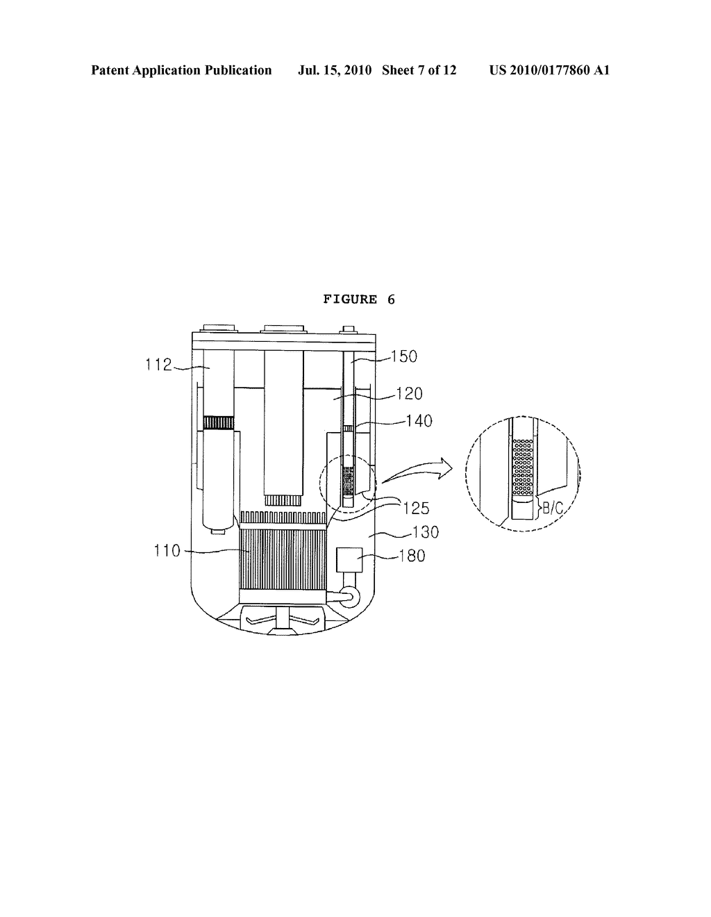 FULLY PASSIVE DECAY HEAT REMOVAL SYSTEM FOR SODIUM-COOLED FAST REACTORS THAT UTILIZES PARTIALLY IMMERSED DECAY HEAT EXCHANGER - diagram, schematic, and image 08