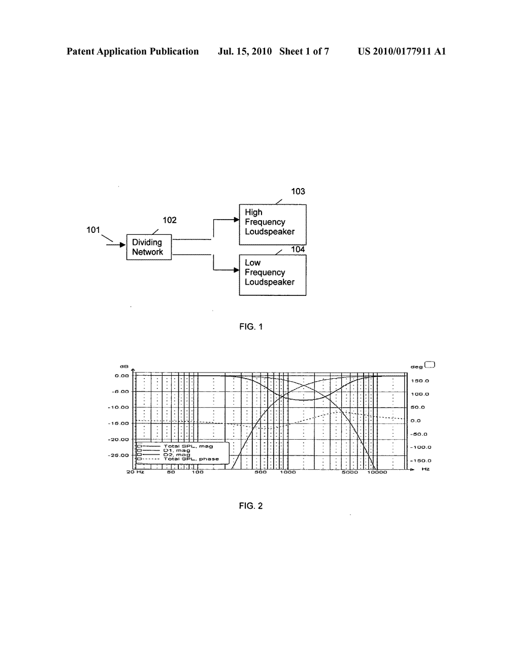 Method of constructing a multiway loudspeaker system with improved phase response to pass a square wave - diagram, schematic, and image 02