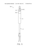 EARPHONE CAPABLE OF ADAPTING TO DIFFERENT AUDIO OUTPUT SOCKETS diagram and image