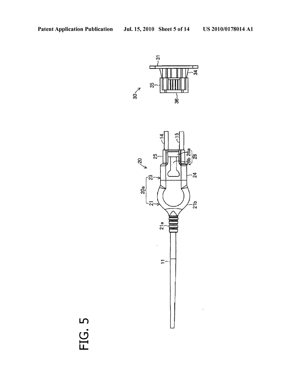 Plug and Connecting Structure for Endoscope Provided Therewith - diagram, schematic, and image 06